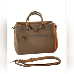 Stylish Tan Satchel Bag